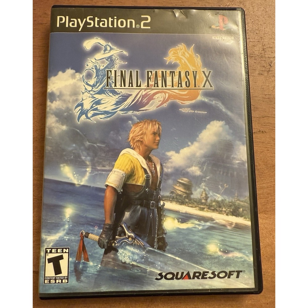 Final Fantasy X PlayStation 2, 2001 Game. No Manual‎